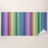 gestreift strandtuch (Vorderseite)