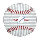 gestreift und personalisiert baseball (Rückseite)