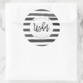 gestreift werden Sie mein Aufkleber sein (Tasche)