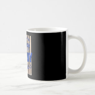 Gestreift wurde für glückliche sonnige Tage Sommer Kaffeetasse
