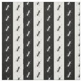 Gestreifte Ameisen, Schwarzweiss Stoff (Muster)