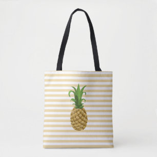 Gestreifte Ananas-Tasche Tasche