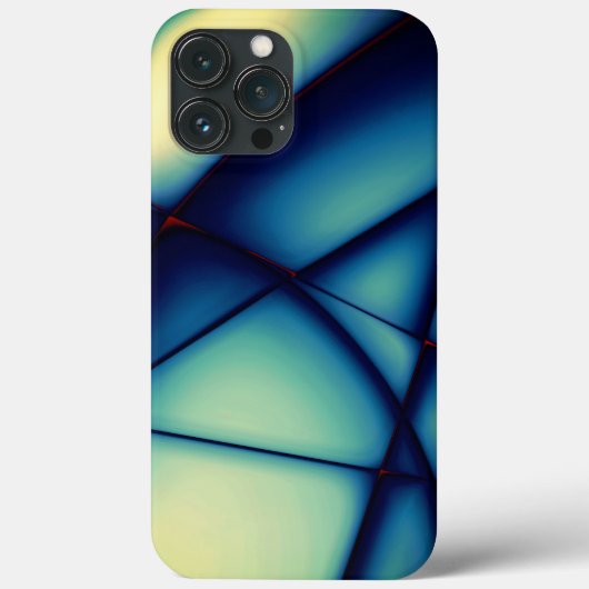 Gestreifte Ausschnitte, blau bis "Avocado Creme" Case-Mate iPhone Hülle (Rückseite)