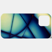 Gestreifte Ausschnitte, blau bis "Avocado Creme" Case-Mate iPhone Hülle (Rückseite (Horizontal))