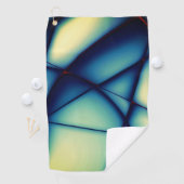 Gestreifte Ausschnitte, blau bis "Avocado Creme" Golfhandtuch (Insitu)