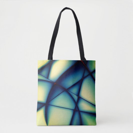 Gestreifte Ausschnitte, blau bis "Avocado Creme" Tasche (Vorderseite)