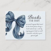 Gestreifte blaue Schleifen Bücher für Baby