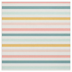 Gestreifte Boho-Rainbow-Pastelle Stoff