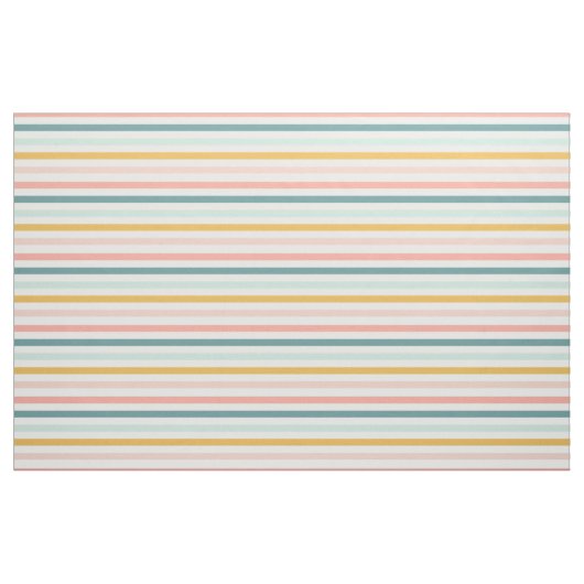 Gestreifte Boho-Rainbow-Pastelle Stoff (Fat Quarter (45,7 x 55,9 cm))
