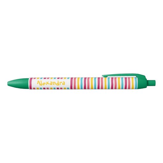 Gestreifte Candy! Lustiger Bunter Süßer Stift (Oberseite)