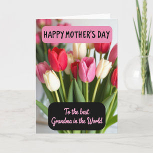 Gestreifte Celebrations-Blumenkarte Karte