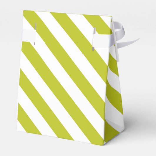 Gestreifte Chartreuse  Geschenkschachtel (Rückseite)