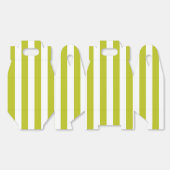 Gestreifte Chartreuse  Geschenkschachtel (Ungeklappt)