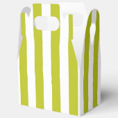 Gestreifte Chartreuse  Geschenkschachtel (Offen)