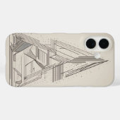 Gestreifte Dreiecke Art Case-Mate iPhone Hülle (Rückseite (Horizontal))