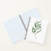 Gestreifte Eleganz: Custom Spiral Notebooks Notizblock (Innenseite)