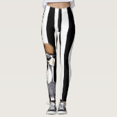 Gestreifte Elf-Leggings Leggings (Vorderseite)