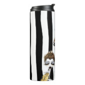 Gestreifte Elf-Reise-Schale Thermosbecher (Nach links gedreht)