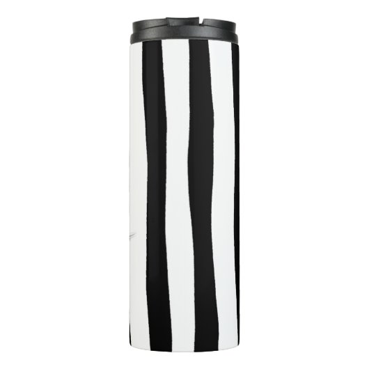 Gestreifte Elf-Reise-Schale Thermosbecher (Rückseite)