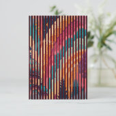 Gestreifte Fantasie Dankeschön Karte #0001 - Anpas (Stehend Vorderseite)