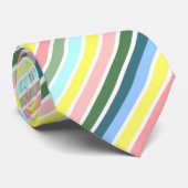 Gestreifte Farben der Bermuda Krawatte (Gerollt)