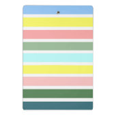 Gestreifte Farben der Bermuda Mini Klemmbrett (Rückseite)