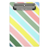 Gestreifte Farben der Bermuda Mini Klemmbrett (Vorderseite)