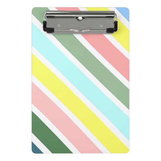 Gestreifte Farben der Bermuda Mini Klemmbrett (Vorderseite)