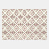 Gestreifte geometrische Gestaltungsmuster Geschenkpapier Set (Vorderseite)