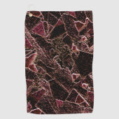 Gestreifte Gesteinsstruktur Golfhandtuch (Vorderseite)