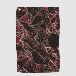 Gestreifte Gesteinsstruktur Golfhandtuch