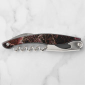 Gestreifte Gesteinsstruktur Kellnermesser (Rückseite)