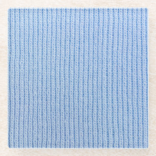 Gestreifte Gewebetextur, echtes Tuch. Glasuntersetzer