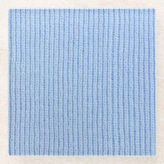 Gestreifte Gewebetextur, echtes Tuch. Glasuntersetzer