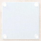 Gestreifte Gewebetextur, echtes Tuch. Glasuntersetzer (Rückseite)