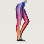 Gestreifte Gradient-Leggings Leggings (Rechts)