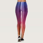 Gestreifte Gradient-Leggings Leggings (Rückseite)