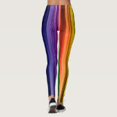 Gestreifte Gradient-Leggings Leggings (Rückseite)