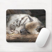 gestreifte Hyäne Schlafens Mousepad (Mit Mouse)