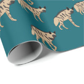 Gestreifte Hyänen Geschenkpapier (Rolleneckpunkt)