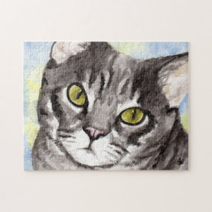 Gestreifte Katze Puzzle
