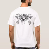 Gestreifte Knöchel T-Shirt (Rückseite)