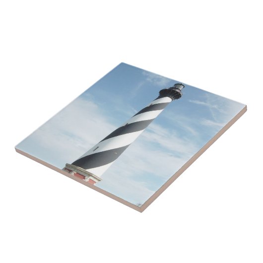 Gestreifte Leuchtturm-Fliese Fliese (Seite)