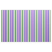 Gestreifte lila grüne Streifen des Muster-Gewebe-| Stoff (Fat Quarter (45,7 x 55,9 cm))