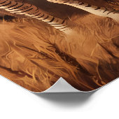 Gestreifte Majestät: Zebra Herd in trockenem Gras Poster (Ecke)