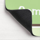 Gestreifte Mausunterlage Mousepad (Ecke)