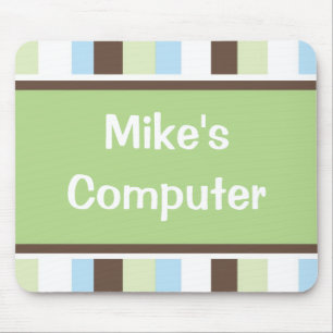 Gestreifte Mausunterlage Mousepad