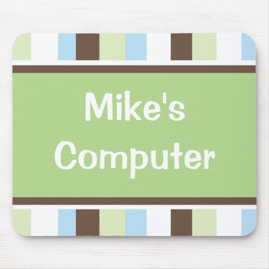 Gestreifte Mausunterlage Mousepad (Vorne)