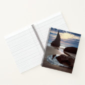 Gestreifte Naht | Face Rock Wayside, OR Notizblock (Innenseite)