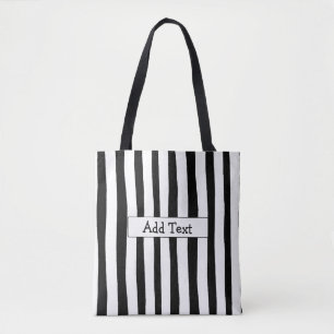 Gestreifte personalisierte tasche